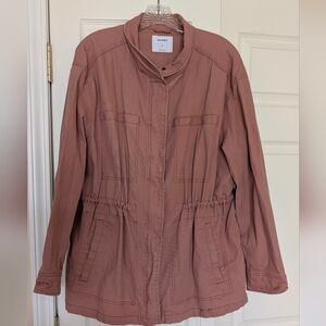 Old Navy Women's Dusty Rose Utility Jacket